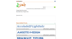 Desktop Screenshot of fontyukle.net