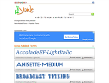 Tablet Screenshot of fontyukle.net